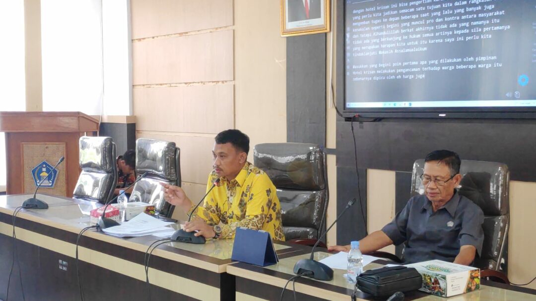 Dianggap Meresahkan Masyarakat, Dewan Minta OPD Terkait Lakukan Pembinaan Terhadap Hotel Krisan