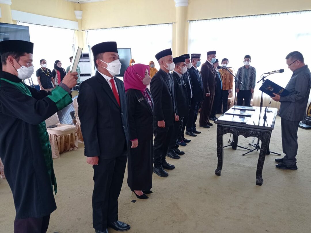 Wali Kota Kendari Lantik Sejumlah Pejabat Lingkup Pemkot Kendari