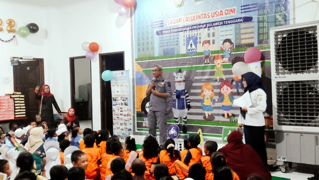 Wujudkan Generasi Tertib Berlalulintas, Dishub Sultra Laksanakan Lomba Kreatifitas Sadar Lalulintas Usia Dini