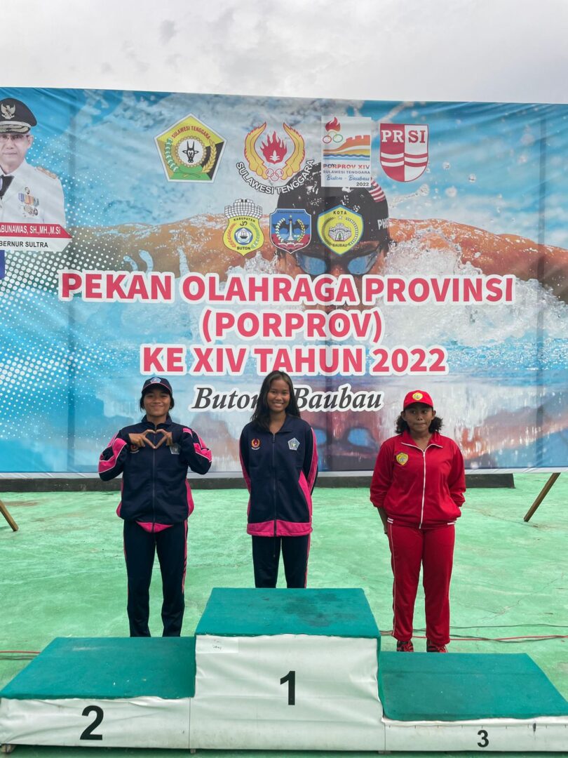 Cabor Renang Sabet 15 Medali Emas di Porprov Sultra XIV