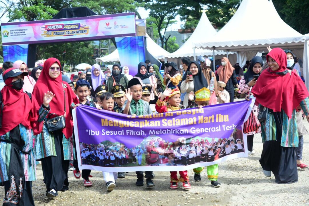 3 Ribu Murid Taman Kanak-Kanak di Kota Kendari Meriahkan Peringatan Hari Ibu
