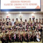 Terpilih Secara Aklamasi Sekda Kota Kendari Resmi Menjabat Ketua Kwarcab Kota Kendari