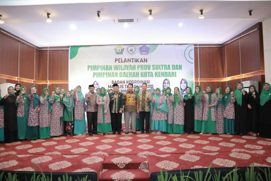 Pengurus BKMM DMI Sultra dan Kota Kendari Resmi di Lantik