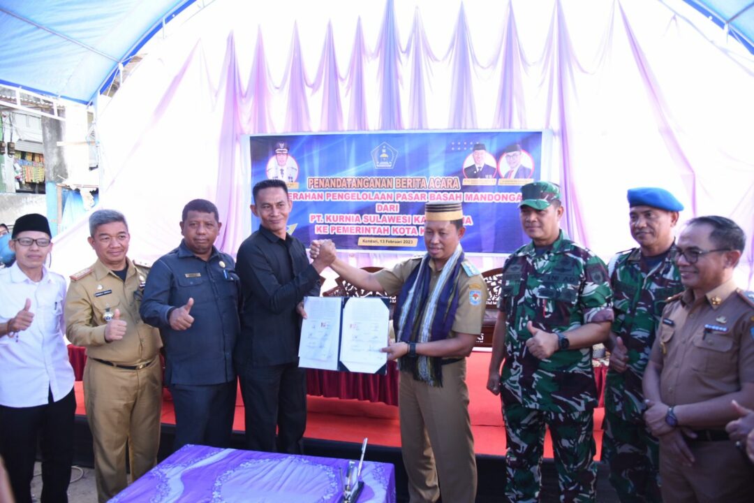Usai Diambil Alih Pemkot Kendari, Sewa Kios Di Pasar Mandonga Gratis Tiga Bulan